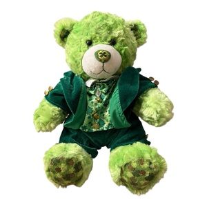 B.A.B Four Leaf Clover Teddy Bear 2010 St Patrick’s Day 🍀